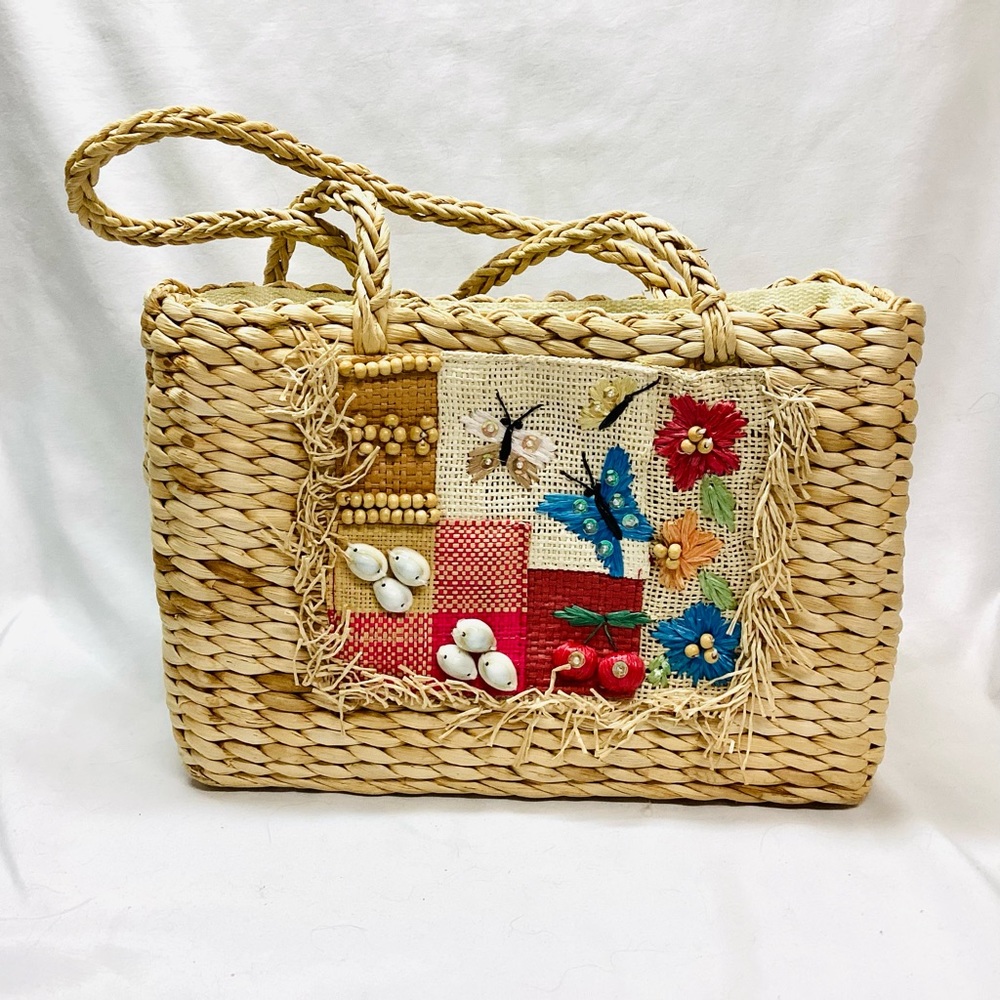 Small Straw Tote